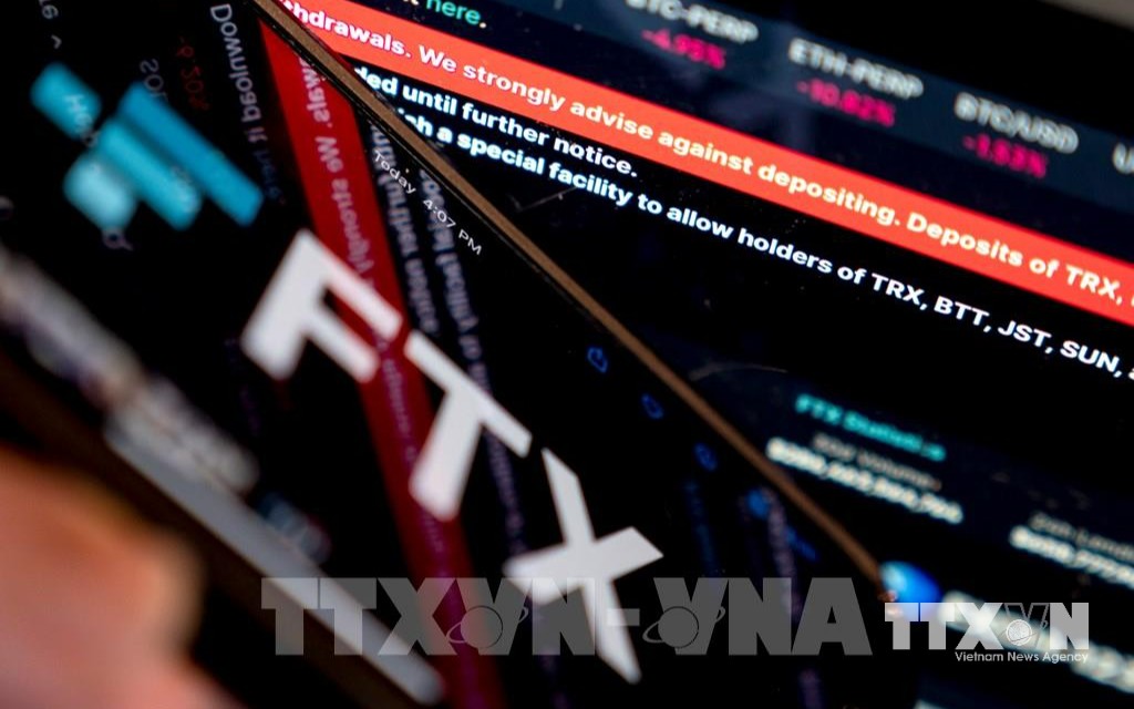 Website của sàn giao dịch tiền điện tử FTX. (Ảnh: AFP/TTXVN) Media